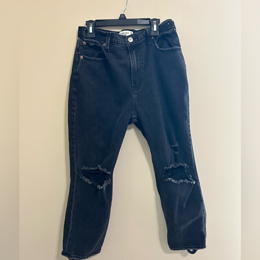 28 xs Abercrombie 90s ankle straight